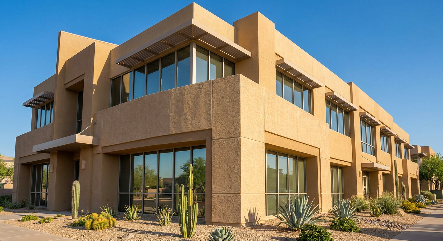 Commercial exterior construction